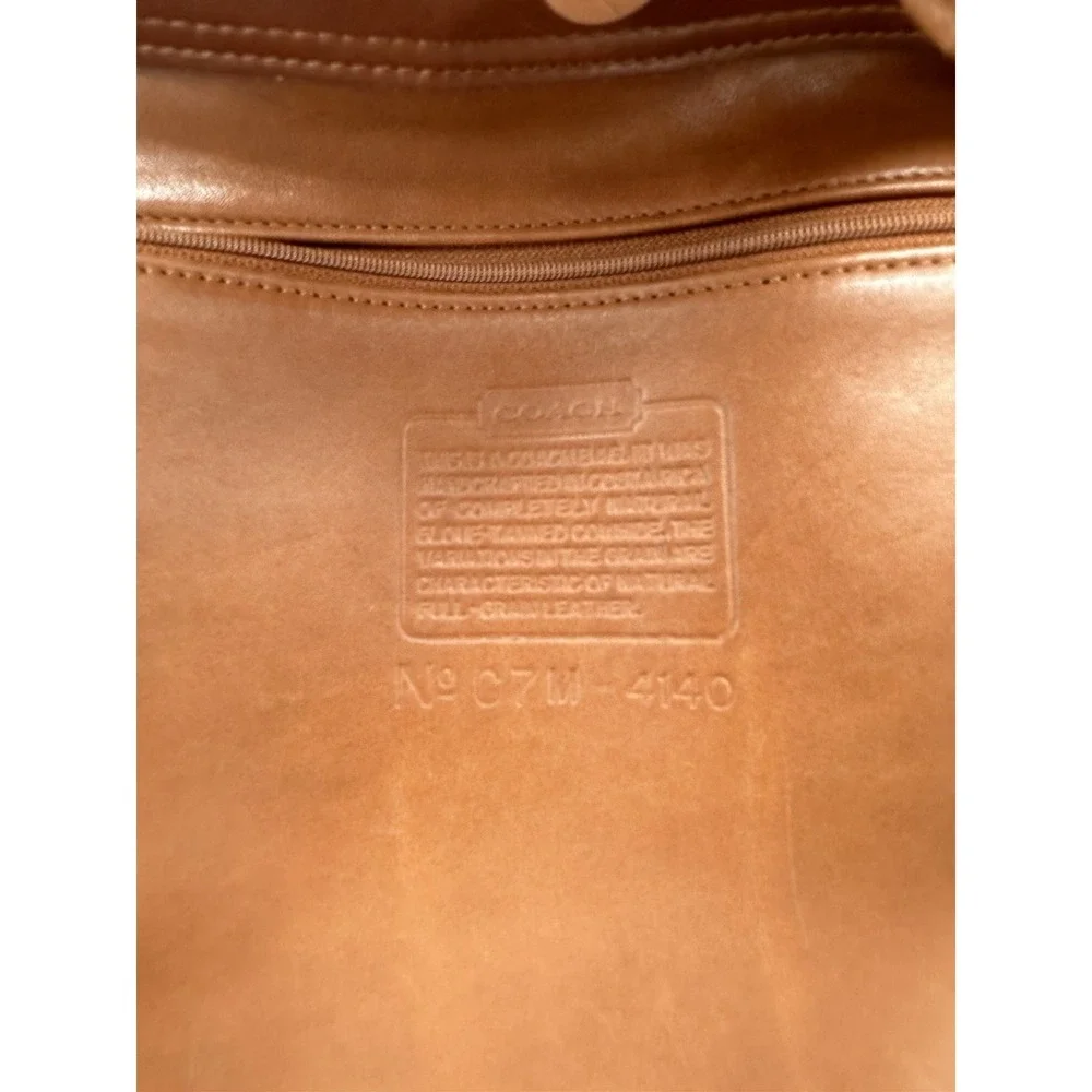 Vintage Coach British Tan Leather, Soho Lafayette Shoulder Bag, 4140 USA